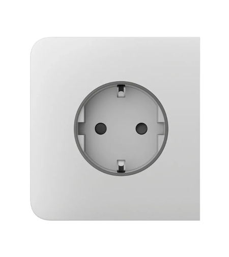 Лицев панел (страничен монтаж) за рамка за контакт, Бял - Ajax SideCover (Basic) 89071.163.WH