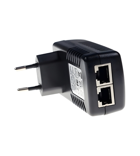 POE инжектор 48V 0.5A, макс. 24W 10/100Mbps - TEKRA RX-101-24W-48V