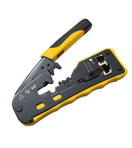 Клещи кримпващи Pass-Through, Cat6a/7RJ45, RJ12, RJ11, 806ER