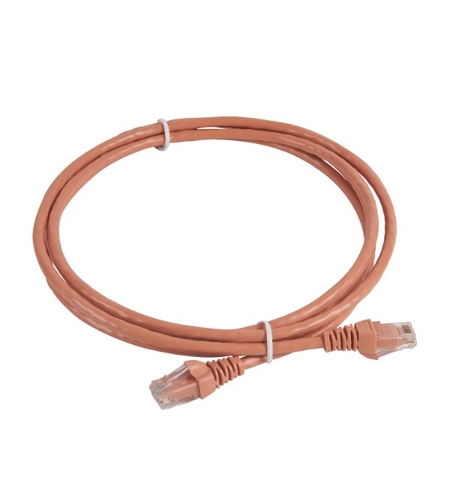 Корда C5e U/UTP 2.0 m PVC, оранжева - Legrand Linkeo 632732