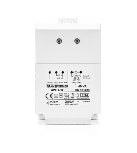 SATEL Трансформатор230V/18 AC, 40 VA - TR 40 VA