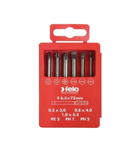 Комплект битове за електротехници 6 броя - Felo Profi FL3092716