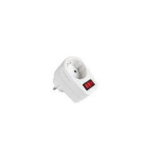 Адаптер за контакт 1x 2P+E с ключ Бял - Brennenstuhl Adapterstecker BS1508070