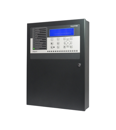 Simpo X - адресируема пожароизвестителна централа, 1 - 2 кръга - Teletek Electronics
