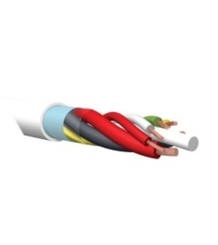 Кабел екраниран 4х0.22 бял - 100 m - ELAN ACS E020041