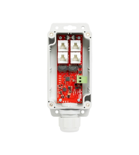1xPoE IN 3xPoE Out IP68 мрежов суич - ATTE Power APT-4-11-CA1