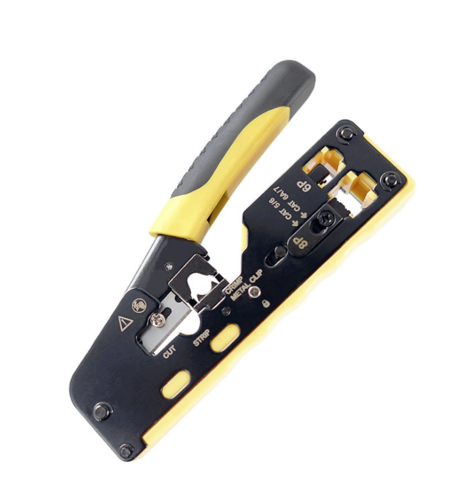Клещи кримпващи Cat7/6a, Cat5e RJ45, RJ12, RJ11, N7018