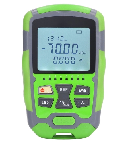 Измервател на оптична мощност A-MC50 -50+26dBm + 15mW VFL +RJ45 Tester