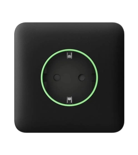 Лицев панел за контакт, Черен - Ajax SoloButton(basic) 89056.164.BL