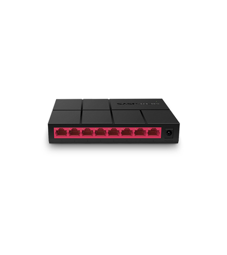 Суич Mercusys MS108G, 8-порта 10/100/1000Mbps