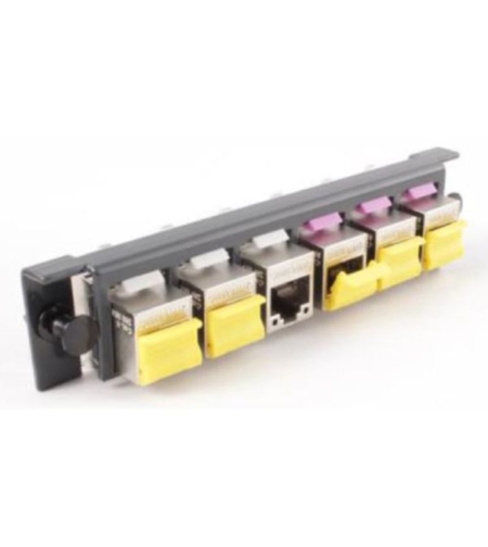 Модул LGX 6x RJ45, празен - MMC LXUx MLXU06KJ6FSTL