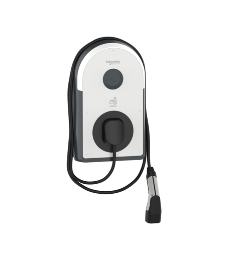 Зарядна станция за стена EVlink Pro 22.1 kW, 3P 32A, с кабел 5m, IP55 IK10, RFID - SCHNEIDER ELECTRIC EVlink Pro EVB3S22NCB
