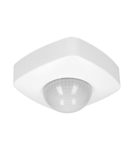 Детектор PIR за присъствие открито на таван 360° Ф20m 2000W IP65 LED 500W Бял - ORNO OR-CR-255
