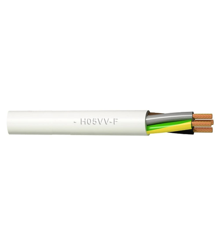 Кабел H05VV-F 3x1.50 бял - 100 m - BG H05VV-F 4013030015