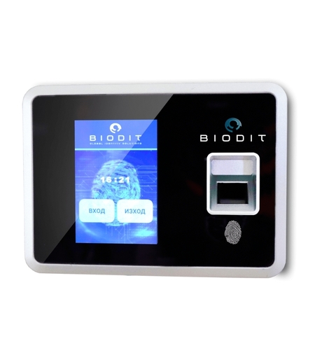 Терминал за работно време чрез RFID, Биометрия и ПИН код - BIODIT TA-01