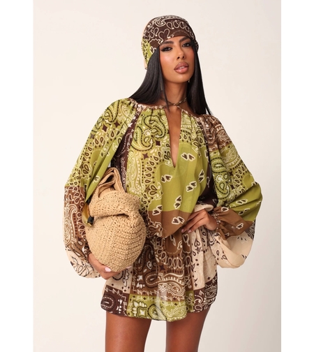 Рокля  Green & Brown
