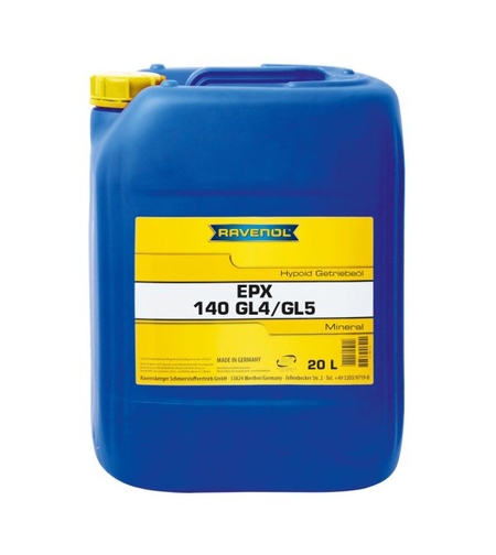 Трансмисионно масло RAVENOL EPX 140 GL4/GL5 20л.