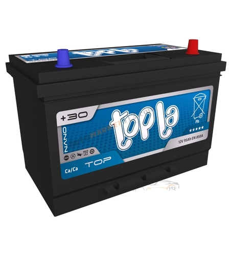 Акумулатор Topla JIS 12V 95Ah 850A /д+/