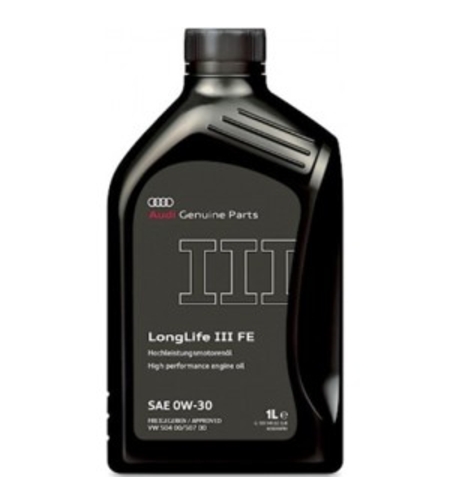 Масло Audi Longlife III SAE 0W-30 – 504.00 / 507.00 - 1 Литър