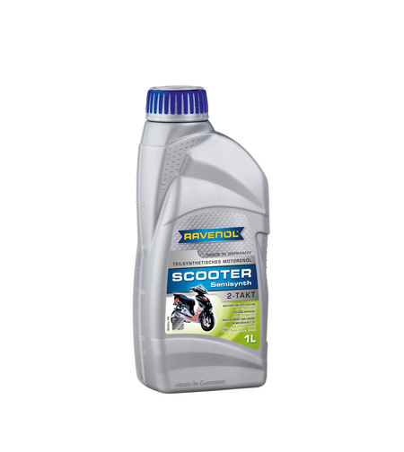 Моторно масло RAVENOL SCOOTER 2-Takt Teilsynth. 1л.