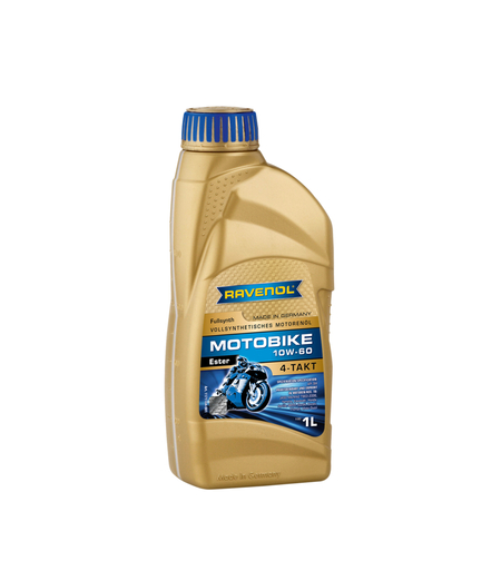 Моторно масло RAVENOL Motobike 4-T Ester 10W-60 1л.