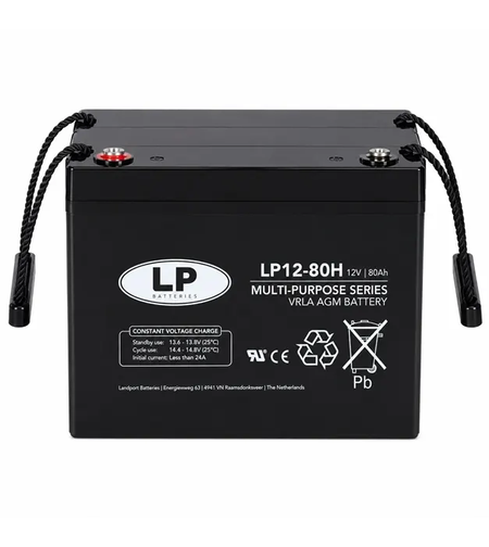 VRLA aкумулатор LP Battery 12V 80Ah LP12-80
