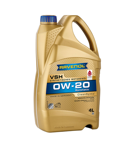 Моторно масло RAVENOL VSH 0W-20 4л.