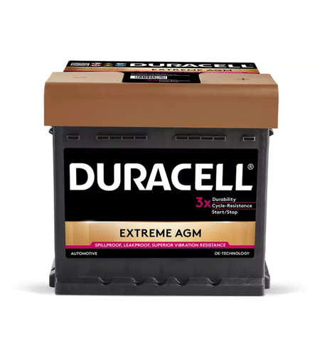 Акумулатор Duracell Extreme AGM 12V 50Ah DE50 540A