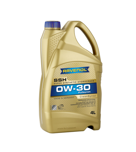 Моторно масло RAVENOL SuperSyntheticHydrocrack SSH 0W-30 4л.