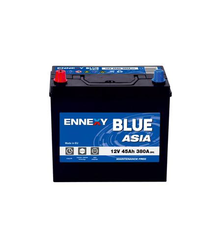 Акумулатор Ennexy Blue Asia JIS 12V 45Ah 380A /л+/