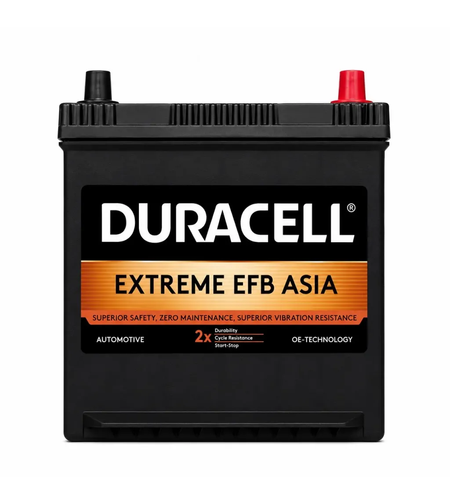 Акумулатор Duracell Extreme EFB JIS 12V 38Ah 400A DE38