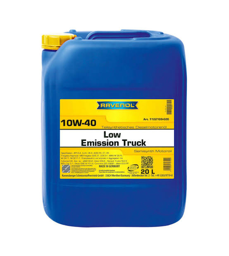 Моторно масло RAVENOL Low Emission Truck 10W-40 20л.