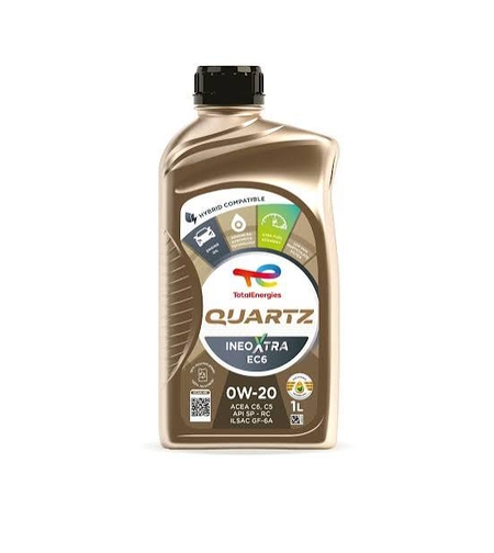 Mасло TOTAL QUARTZ XTRA EC6 0W-20  - 1 Литър