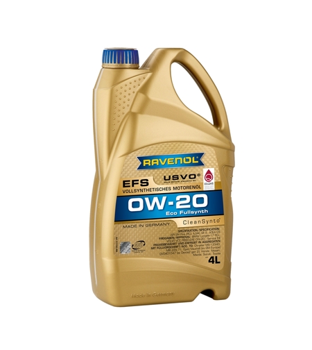 Моторно масло RAVENOL EFS EcoFullSynth. 0W-20 4л.