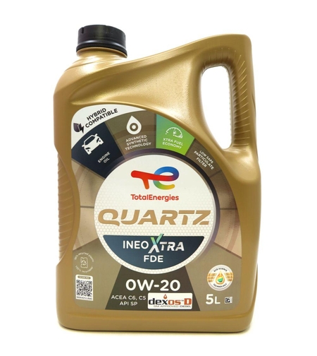 Mасло TOTAL QUARTZ XTRA FDE 0W-20 - 5 Литра