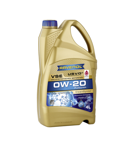 Моторно масло RAVENOL VSE 0W-20 4л.