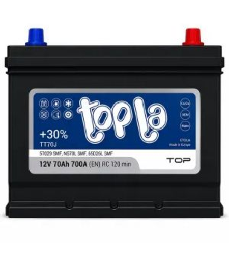Акумулатор Topla JIS 12V 70Ah 700A /л+/