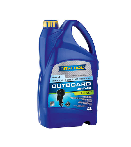 Моторно масло RAVENOL Outboardoel 4T 25W-40 4л.