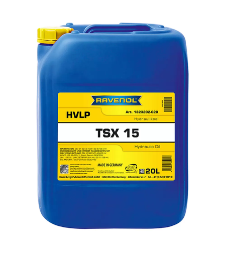 Хидравлично масло RAVENOL Hydraulikoel TSX 15 (HVLP) 20л.