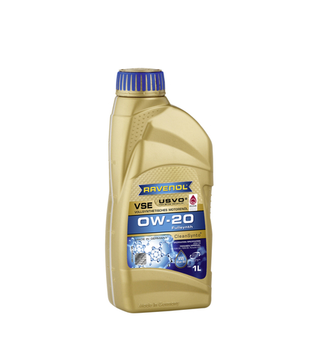 Моторно масло RAVENOL VSE 0W-20 1л.