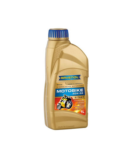 Моторно масло RAVENOL Motobike 4-T Mineral 20W-50 1л.