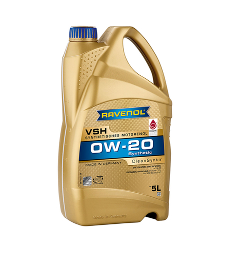 Моторно масло RAVENOL VSH 0W-20 5л.