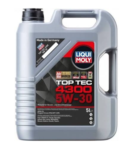 Масло LIQUI MOLY TOP TEC 4300 5W-30 - 5 Литра