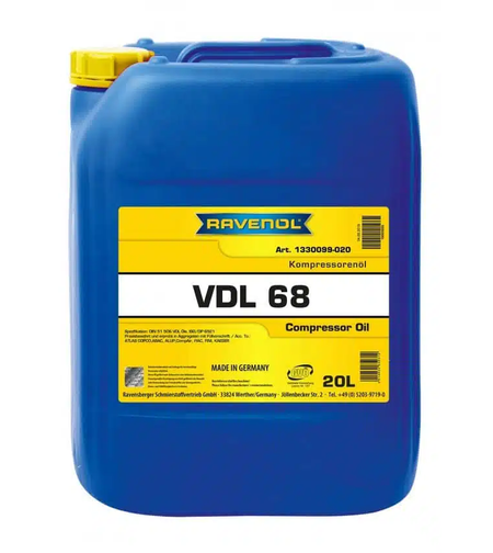 Компресорно масло RAVENOL Kompressorenoel VDL 68 20л.
