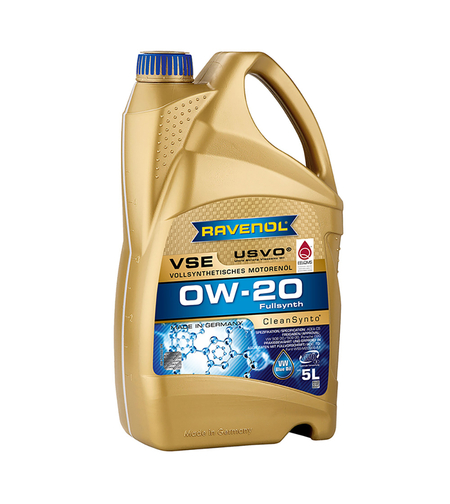 Моторно масло RAVENOL VSE 0W-20 5л.
