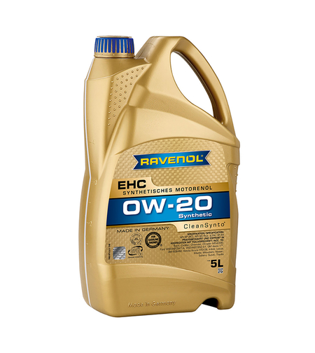 Моторно масло RAVENOL EHC 0W-20 5л.