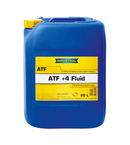 Трансмисионно масло RAVENOL ATF+4 Fluid 20л.