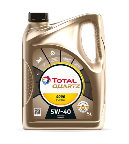 Масло TOTAL QUARTZ 9000 ENERGY 5W40 - 5 Литър