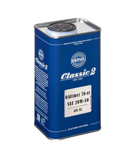 Ретро моторно масло RAVENOL Oldtimer 70-er 20W-50 1л.