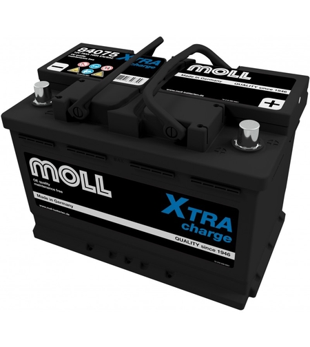 Акумулатор MOLL X-TRA Charge 12V 75Ah 720A